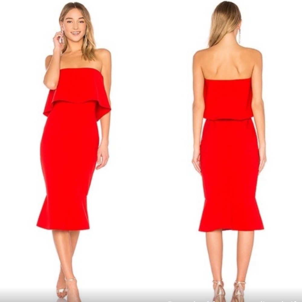 Likely strapless cocktail dress